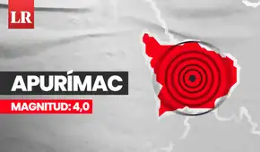 Temblor en Apurímac: sismo de magnitud 4,0 remeció Chalhuanca, según IGP