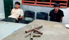 Iquitos: intervienen a dos jóvenes con armas artesanales tras pelea entre barristas