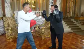 José María Balcázar aparece en plataforma Kick aprendiendo a boxear con alcalde de Ate en plena crisis de inseguridad y asesinatos