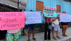 Iquitos: padres de familia protestan tras desplome de aula en jardín de niños