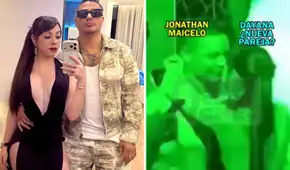 ¡Nuevo amor! Jonathan Maicelo es ampayado besándose con exconductora de televisión en discoteca
