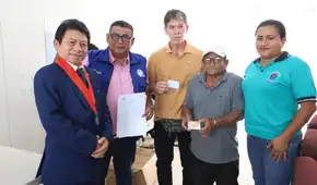 30 usuarios de OMAPED de talara se benefician con entrega de carnet para personas con discapacidad por parte de OREDIS