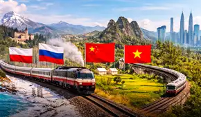 Este es el viaje en tren más largo del mundo que recorre 13 países y dura 21 días por menos de US$1.500 cada trayecto