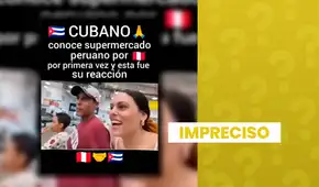 Video de ciudadano cubano emocionado por conocer un supermercado por primera vez fue grabado en República Dominicana, no en Perú
