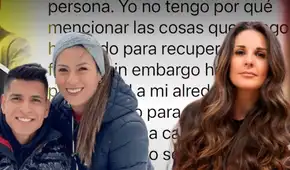 Rebeca Escribens revela chats con futbolista Paolo Hurtado tras criticar su matrimonio con Rosa Fuentes: “Ahora todos se la dan de dignos”