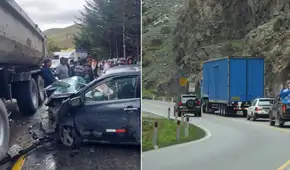 Múltiple choque en Carretera Central: 10 heridos y un conductor detenido tras grave accidente en ruta La Oroya-Pasco