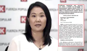 JNE ratifica sanción contra Fuerza Popular por uso indebido de financiamiento público durante el 2023