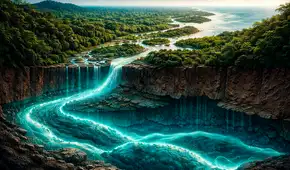 Un espejo geológico en Sudamérica: la corriente de agua subterránea más larga de la Tierra que recorre 6.000 km bajo el Amazonas