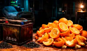 Científicos indios consiguen convertir cáscaras de naranja en objeto clave para baterías de hospitales y bancos ante apagones