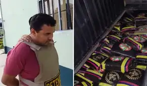 Detienen en Tumbes a ecuatoriano que transportaba más de 700 kilos de marihuana valorizados en S/1 millón