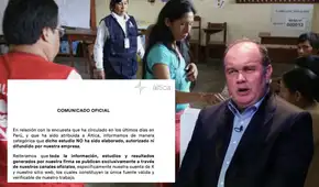 Áltica, encuestadora mexicana, niega encuesta a favor de López Aliaga: "No ha sido elaborado por nuestras empresas"