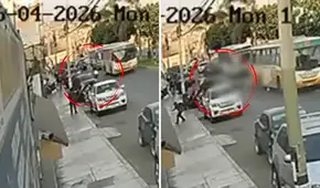 Motociclista muere atropellado por bus en Chorrillos tras maniobra imprudente de auto estacionado
