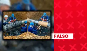 Son falsas estas imágenes de la reparación del gasoducto de Camisea en marzo con jebe y cinta adhesiva: se generaron con IA