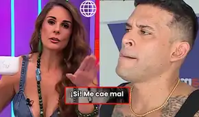 Rebeca Escribens se sincera en vivo sobre Christian Domínguez en ‘América hoy’: "Me cae mal su comportamiento"