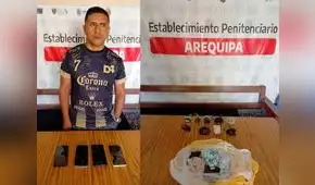 Sistema penitenciario: Detienen interno con 4 celulares en penal de Arequipa