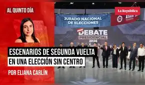 Escenarios de segunda vuelta en una elección sin centro, por Eliana Carlín
