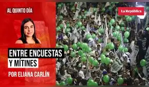 Entre encuestas y mitines, por Eliana Carlín