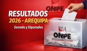 Resultados Elecciones 2026 en Arequipa: senadores y diputados electos hoy 12 de abril