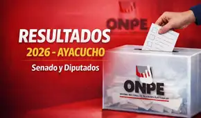 Resultados Elecciones 2026 en Ayacucho: senadores y diputados electos hoy 12 de abril