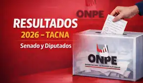 Resultados Elecciones 2026 en Tacna: senadores y diputados electos hoy 12 de abril