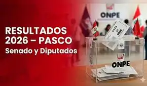 Resultados Elecciones 2026 en Pasco: senadores y diputados electos hoy 12 de abril