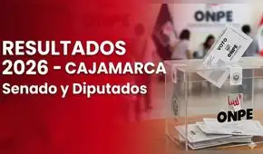 Resultados Elecciones 2026 en Cajamarca: senadores y diputados electos HOY, domingo 12 de abril