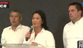 Keiko Fujimori pide al JNE y ONPE que se extienda el horario de votación hasta "altas horas de la noche" o "hasta mañana"
