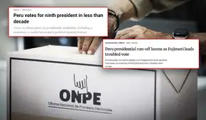 "Su noveno presidente en una década": Así informan los medios internacionales los resultados de las elecciones 2026 en Perú