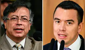 Noboa revela que perdió "esperanzas" en Petro y que retomará la relación con Colombia tras elecciones