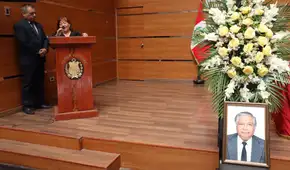 Jueces y personal judicial rindieron homenaje póstumo a exmagistrado César Castillo Palacios
