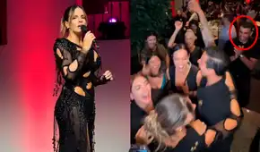 Alejandra Baigorria agradece a Said Palao durante premiación en España y hace mea culpa por excesivo trabajo: “No estuve junto a él”