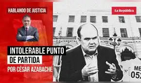 Intolerable punto de partida,, por César Azabache Caracciolo