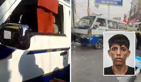 Falso pasajero balea a joven de 19 años que conducía combi en Comas y lo deja grave