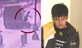 Extorsionador ataca a obrero en Comas, huye y se estrella contra combi antes de ser capturado