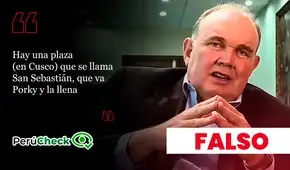 Imágenes desmienten que López Aliaga llenara plaza en Cusco