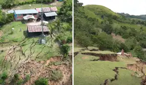 Falla geológica provoca hundimientos de terrenos y pone en riesgo a viviendas en El Dorado, San Martín