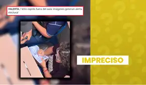Video de ciudadana votando fuera de aula fue sacado de contexto: ONPE aclara que se trataba de voto asistido para personas con discapacidad