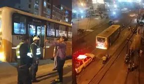 Disparan contra bus de Etul4sa con pasajeros a bordo en plena avenida Guardia Civil en Chorrillos