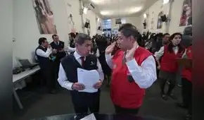 Subgerente de ONPE Juan Phang guarda silencio y no informa sobre fallas en el reparto de material electoral