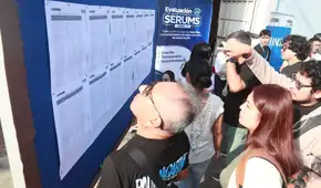 Serums 2026-I: cerca de 40.000 profesionales rinden hoy la evaluación a nivel nacional