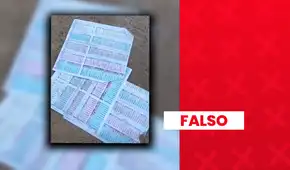 Es falso que se hayan encontrado actas electorales tiradas en la calle en Lince: material no es oficial