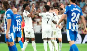 Real Madrid vs Alavés EN VIVO HOY desde el Bernabéu por LaLiga de España via DIRECTV: Vinicius Jr anotó golazo y puso el 2-0 para el Real Madrid