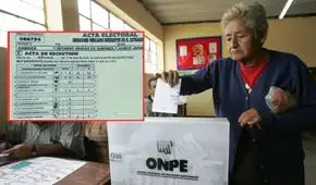 ONPE sobre acta virtual con partidos que no existen: "No afectó al conteo de votos"