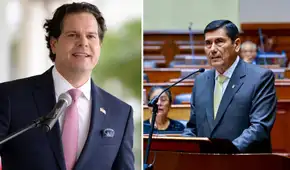 Embajador de EE.UU. llega a PCM y se reúne con Luis Arroyo tras renuncias de ministros por compra de aviones