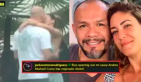 Hombre ampayado besando apasionadamente a Tilsa Lozano revela que es muy amigo de Jackson Mora: "Hemos entrenado años"