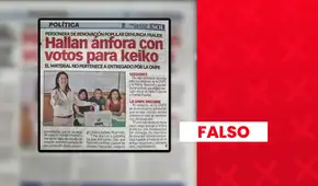 Denuncia de manipulación de votos en favor de Keiko Fujimori circula como actual, pero ocurrió en 2021