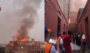 Incendio de código 3 en el Cercado de Lima consume almacén y genera intensa emergencia