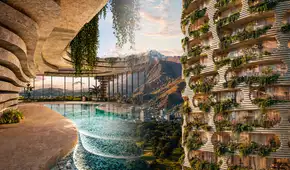 La torre inspirada en la geología de la cordillera de los Andes que construirán en un país de Sudamérica y estará lista en 2029