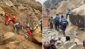 Padre de familia fallece tras derrumbe de rocas mientras construía su vivienda en Lurigancho-Chosica