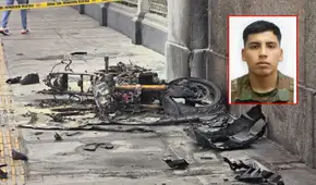 Policía en moto fallece tras aparatoso accidente contra un auto en avenida Alfonso Ugarte